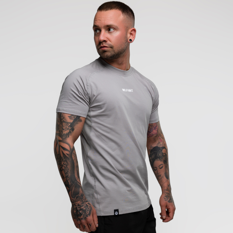 Active T-Shirt Grey Quill