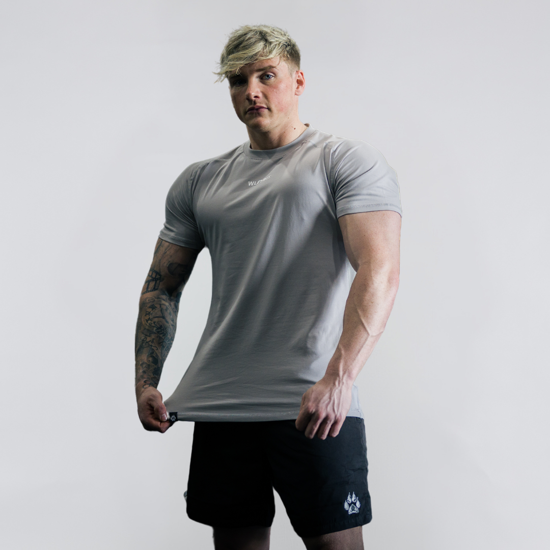 Active T-Shirt Grey Quill